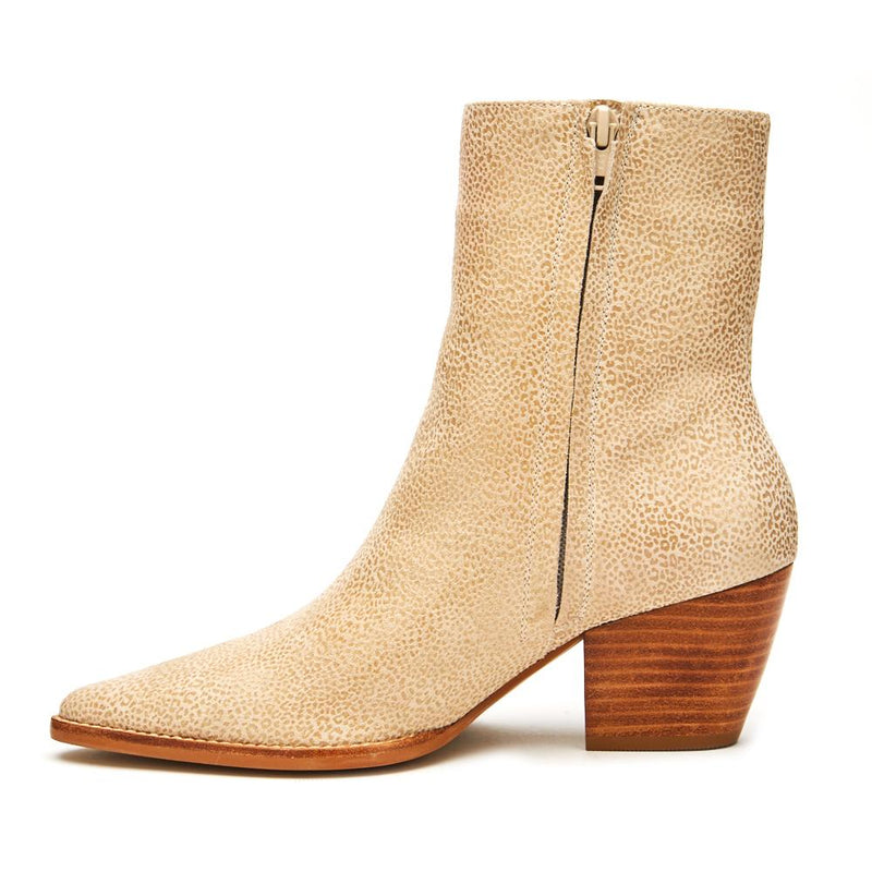 Caty Ivory Leopard Boot