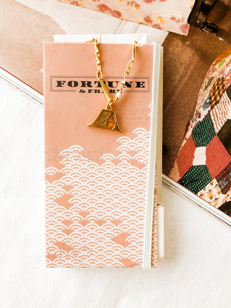 Fortune & Frame Letter Necklace
