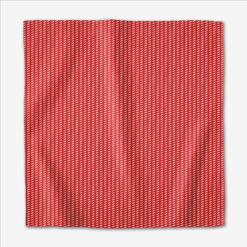 Geometry Candy Red and White Napkin Set