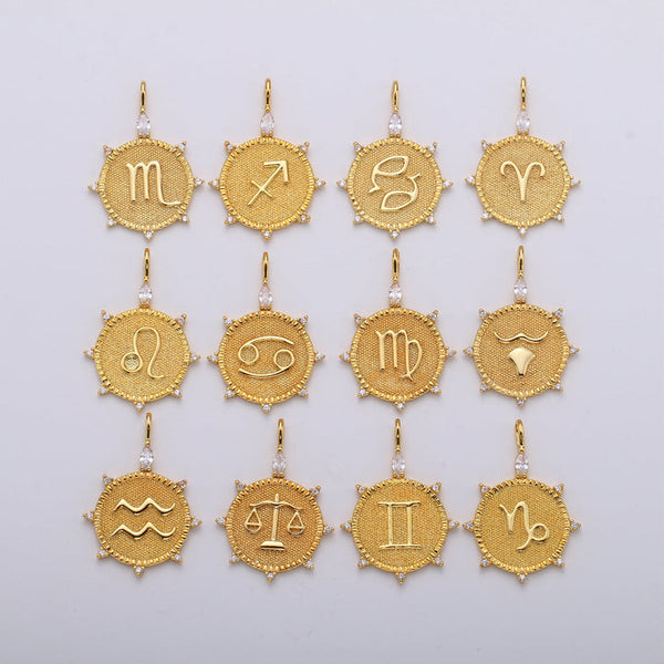 Zodiac Sign Charm Necklace
