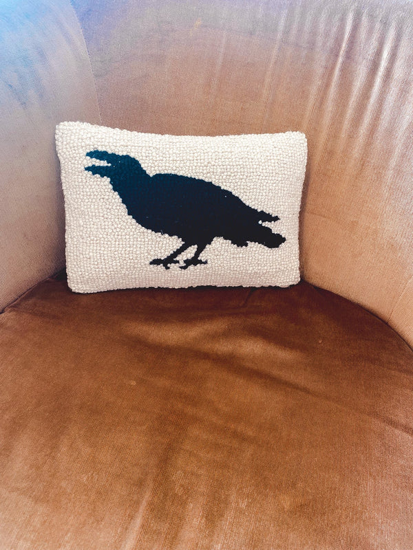 Halloween Raven Hook Pillow