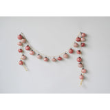 Mercury Glass Ornament Garland-Pink