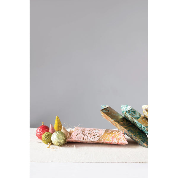 Handmade Recycled Marbled Paper Gift Pouch